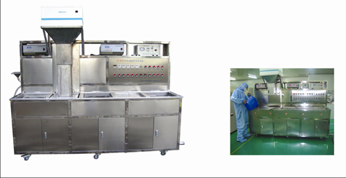 半自動晶片夾具超聲波清洗機(圖1) 半自動晶片夾具超聲波清洗機(圖1)